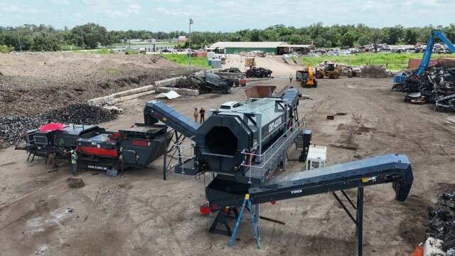 non ferrous and ferrous recovery ASR with eddy current separator