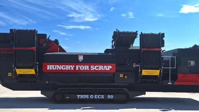 Eddy Current Separator on tracks