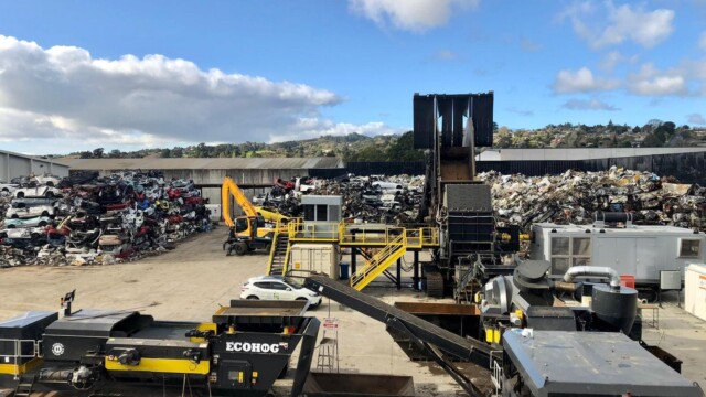 Tracked Eddy Current Separator on site non ferrous and ferrous