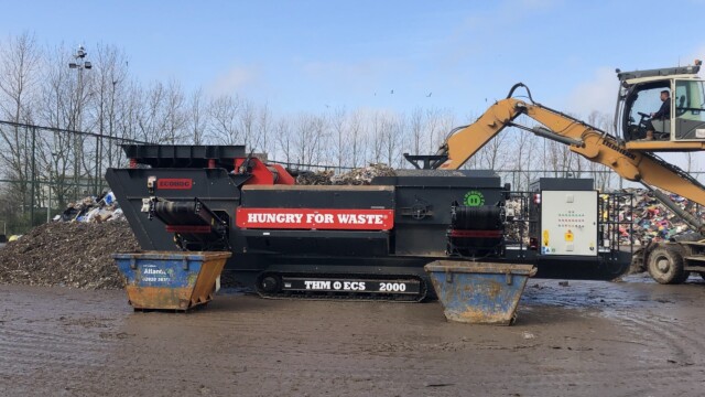 Eddy Current Separator Mobile on site