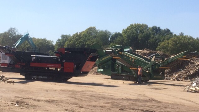 eddy current separator on site